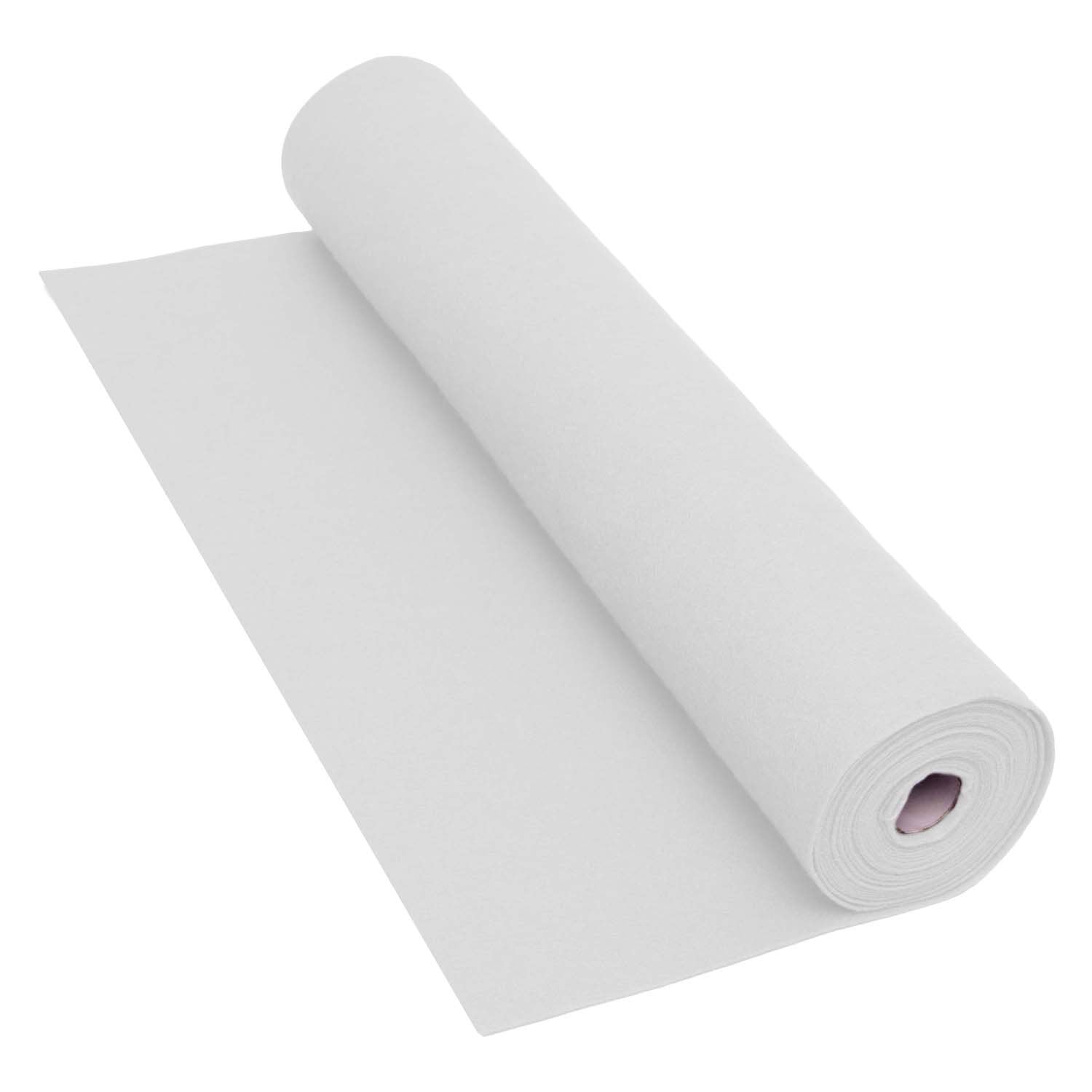 Colorations - witte viltrol - 160 gsm, 5 mx 45 cm