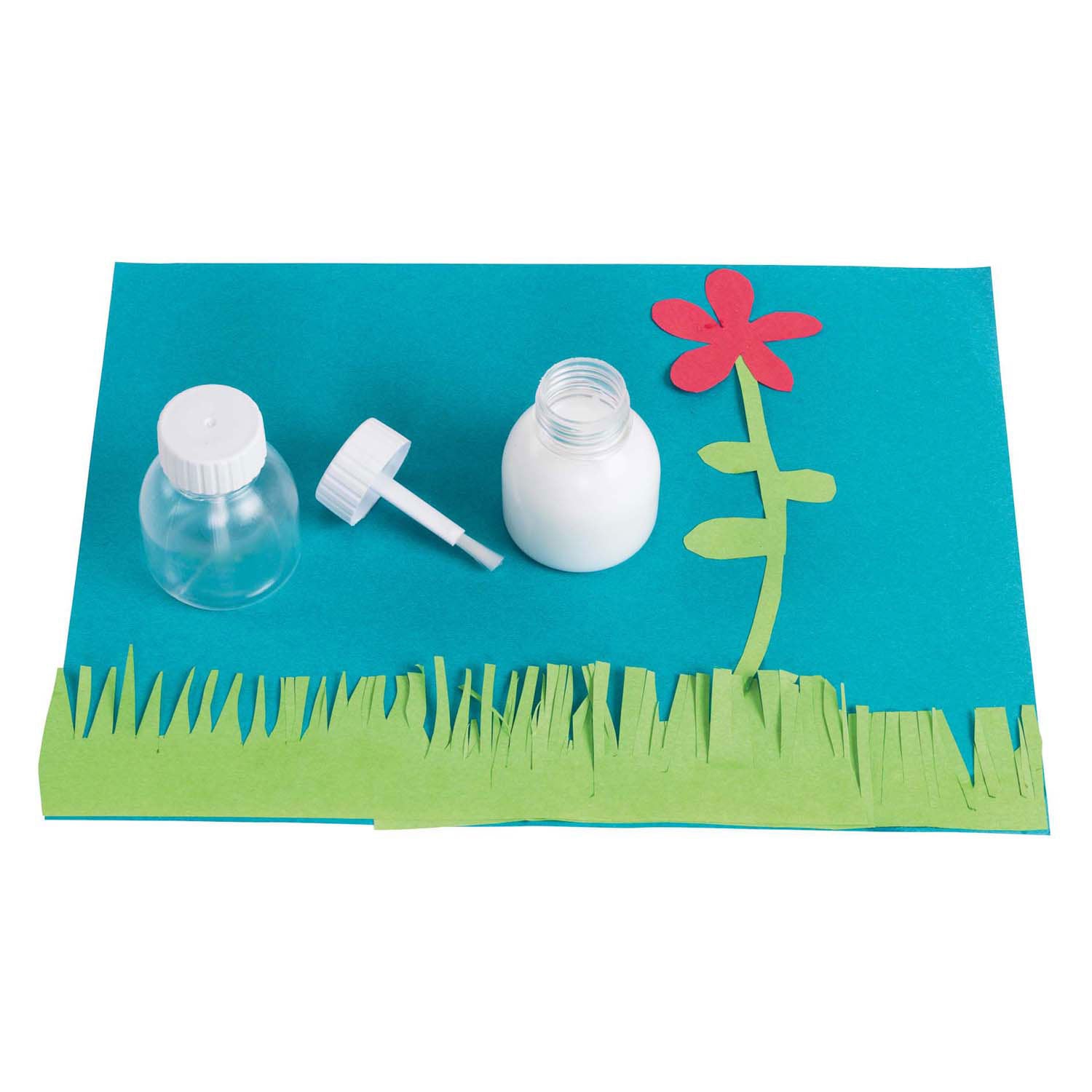 Colorations - herbruikbare lijmpotten met kwasten, 12st.