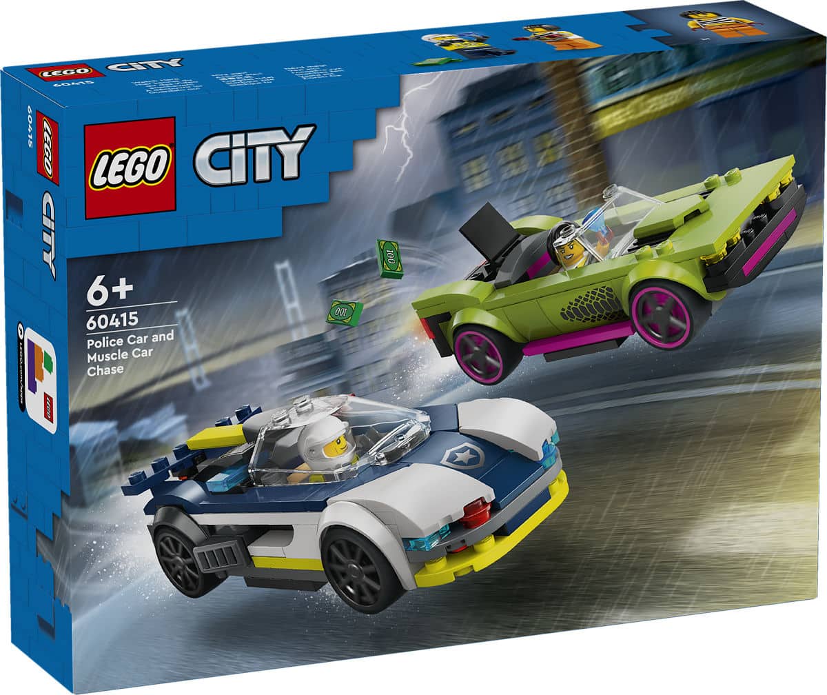 Lego LEGO City 60415 Politiewagen en Snelle Autoachtervolging