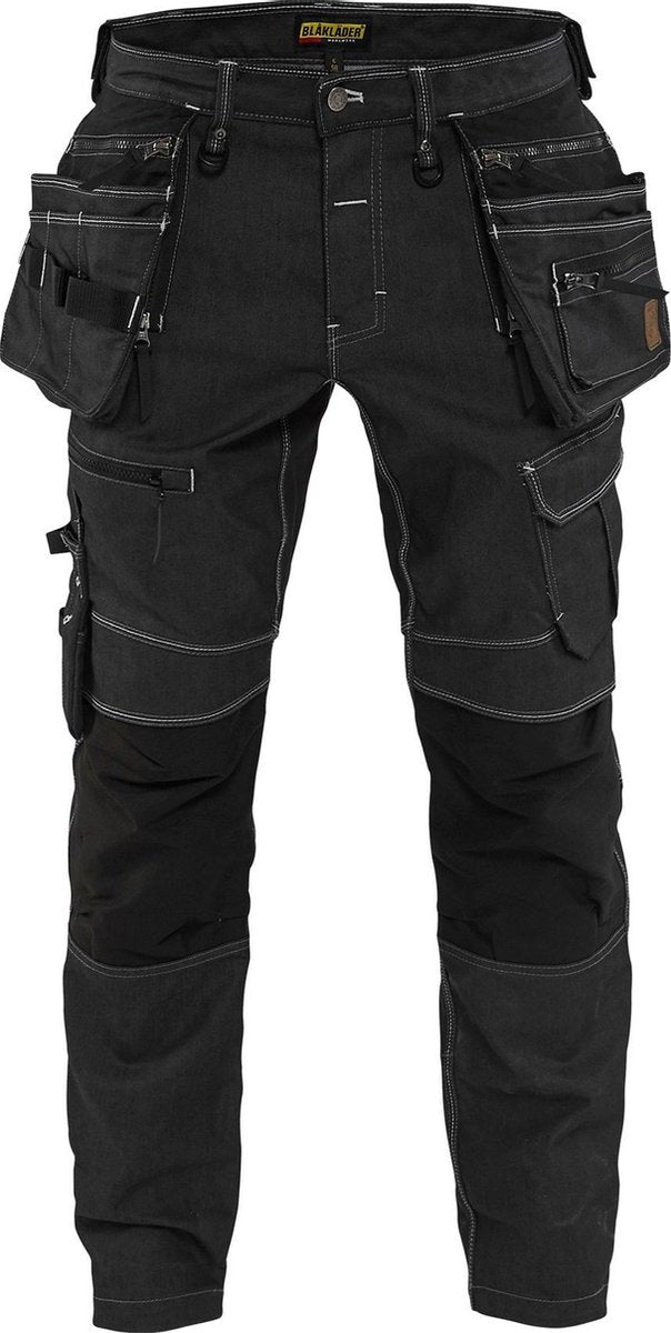 Blåkläder blaklader werkbroek denim stretch x1900 1990-1141 - zwart - c148