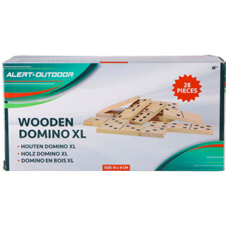 Alert outdoor spel domino xl hout 7,5 x 15 cm 7,5x15cm
