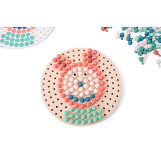 Bs speelgoed spel mozaiek pin bord hout