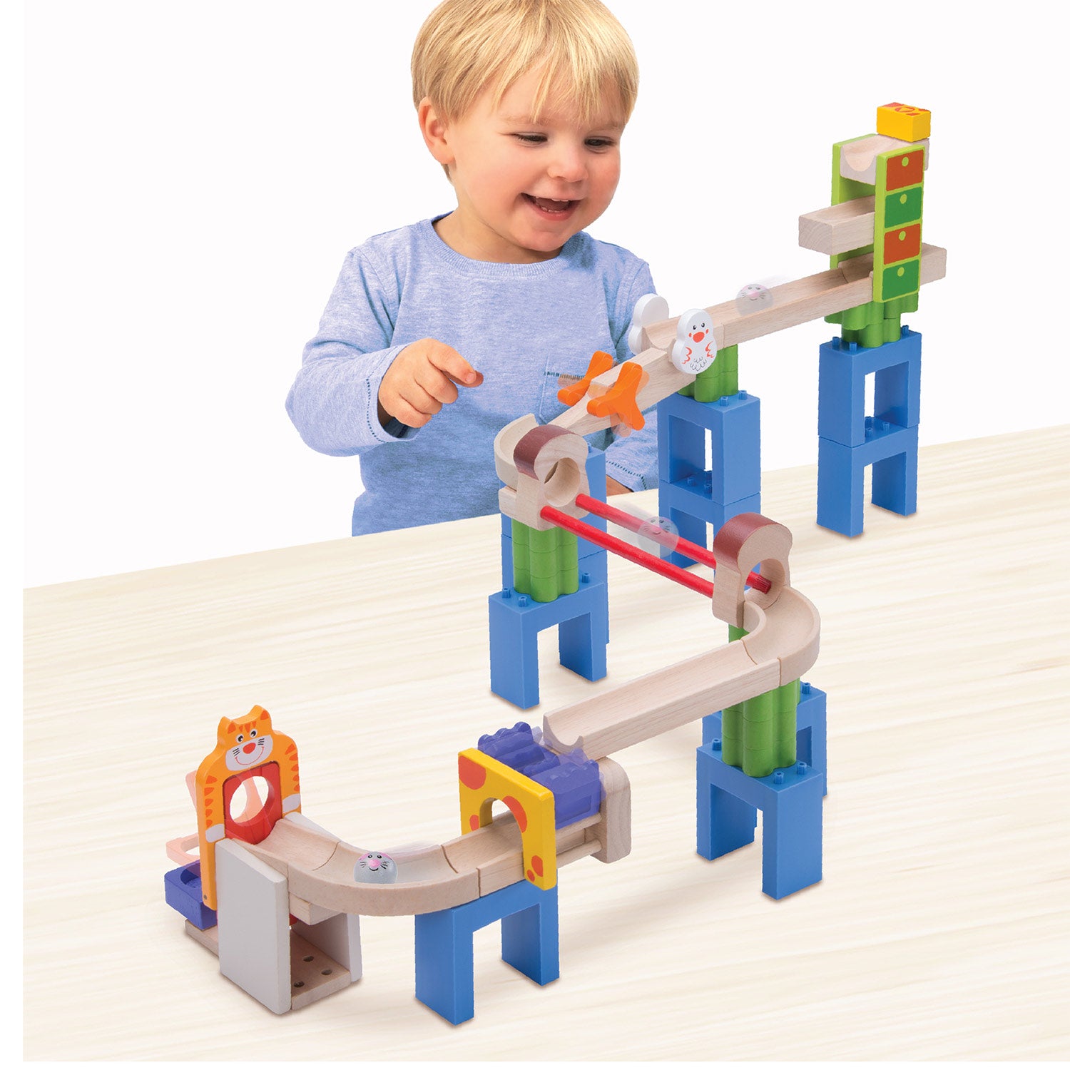 Knikkerbaan Kat en Muis