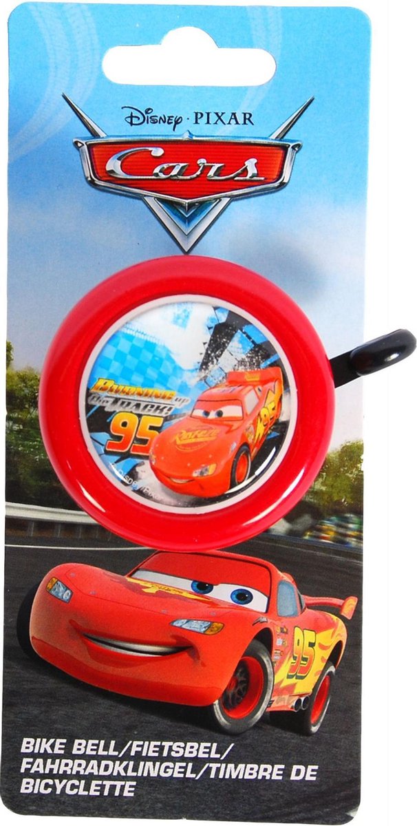 fietsbel Cars rood 54 mm