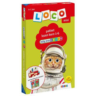 Zwijsen mini loco - veilig leren lezen pakket kern 1-6 (6-7 jaar)