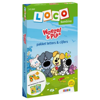 Wpg uitgevers loco woezel en pip letters en cijfers