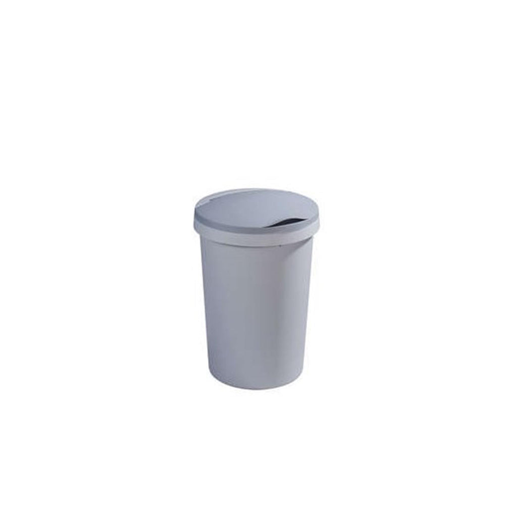 Sunware twinga prullenbak met klepdeksel 45 liter grijs diameter 37,5x54cm