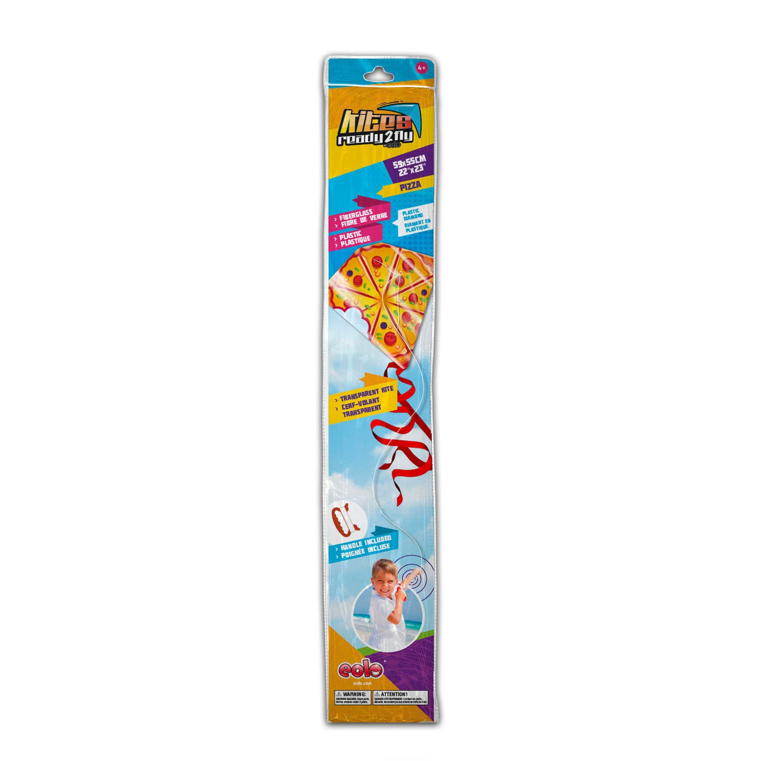 Vliegers klaar om te vliegen - vliegerpizza