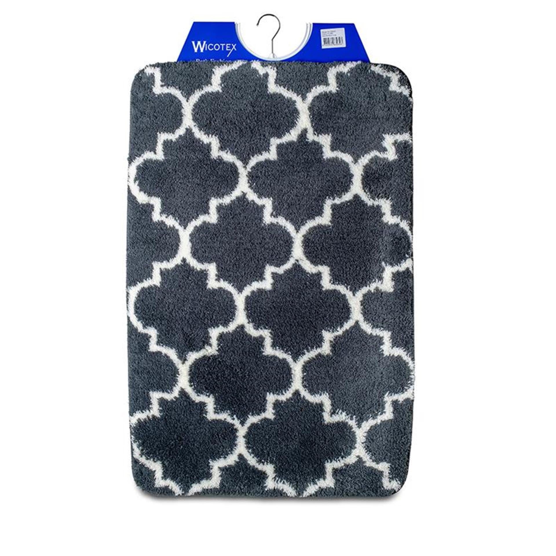 Wicotex badmat marseille antraciet 60x90cm