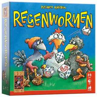 999games 999 games regenwormen dobbelspel (nederlands, 2 - 7 spelers, 20 minuten, vanaf 8 jaar)