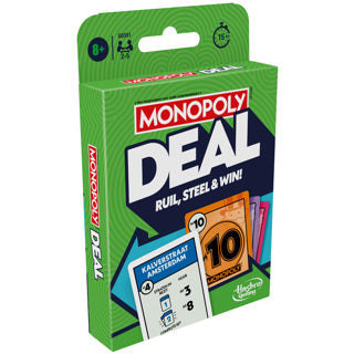 Hasbro spel monopoly deal kaartspel | 4 stuks