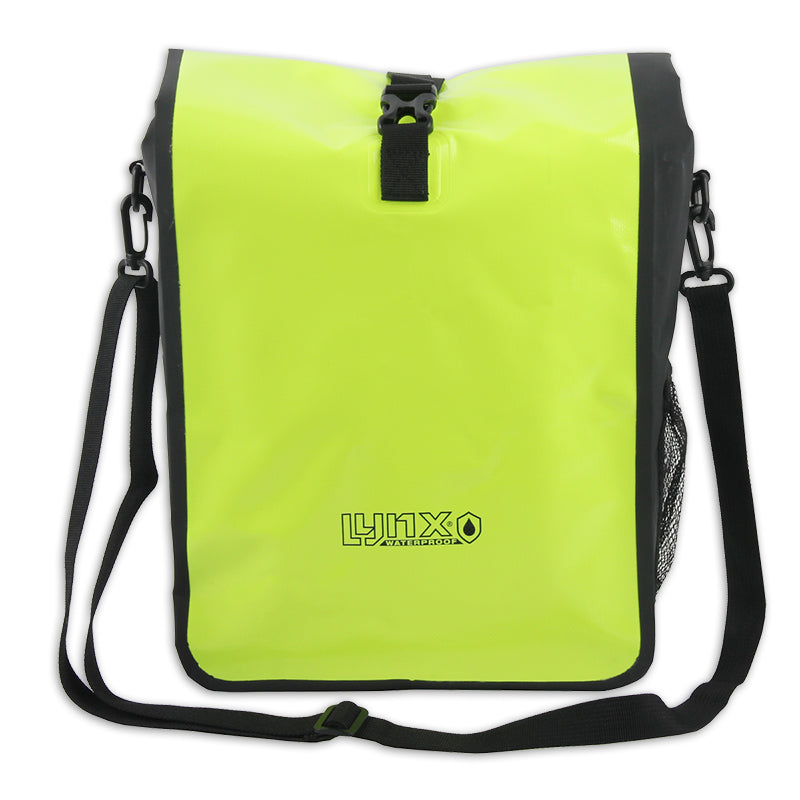 Lynx Tarpaulin vally xl enkele fietstas 21l. neongeel