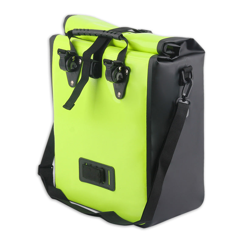Lynx Vally xl e-bike enkele fietstas 21l. neongeel