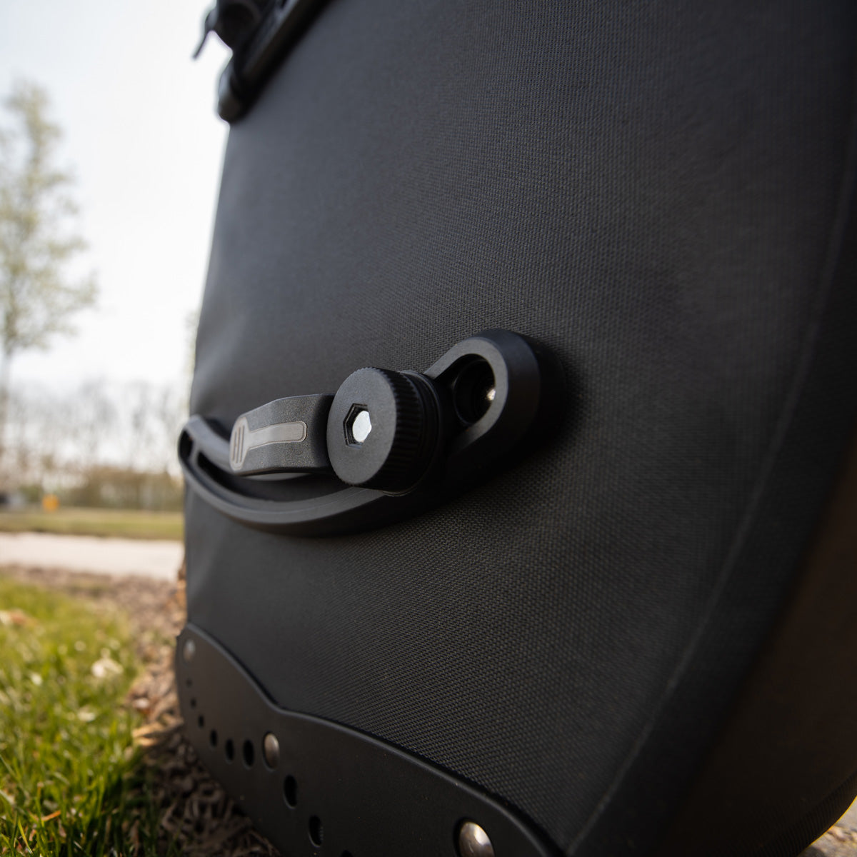 Lynx fietstas enkel tpu 28l mintgoen waterdichte e-bike hooi