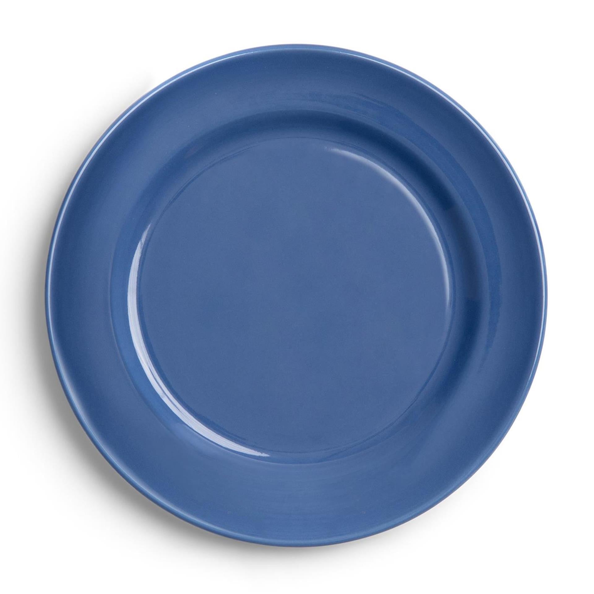Boerenbont boerenblauw ontbijtbord ã˜21cm lichtblauw doos a 6 stuks