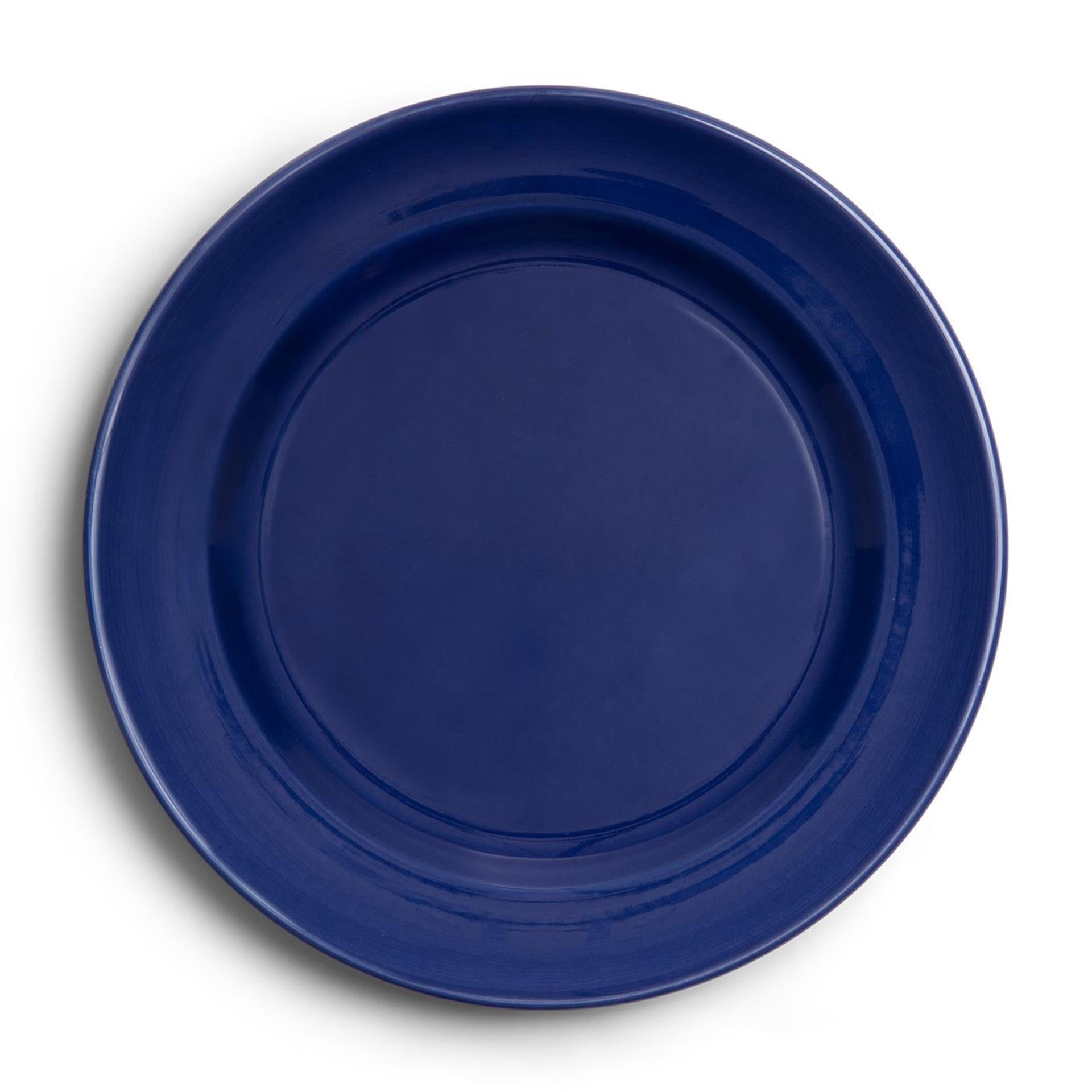 Boerenbont boerenblauw ontbijtbord ã˜21cm donkerblauw doos a 6 stuks