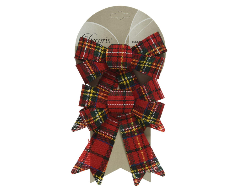 Decoris strik ruit polyester 2-delig 14x17cm