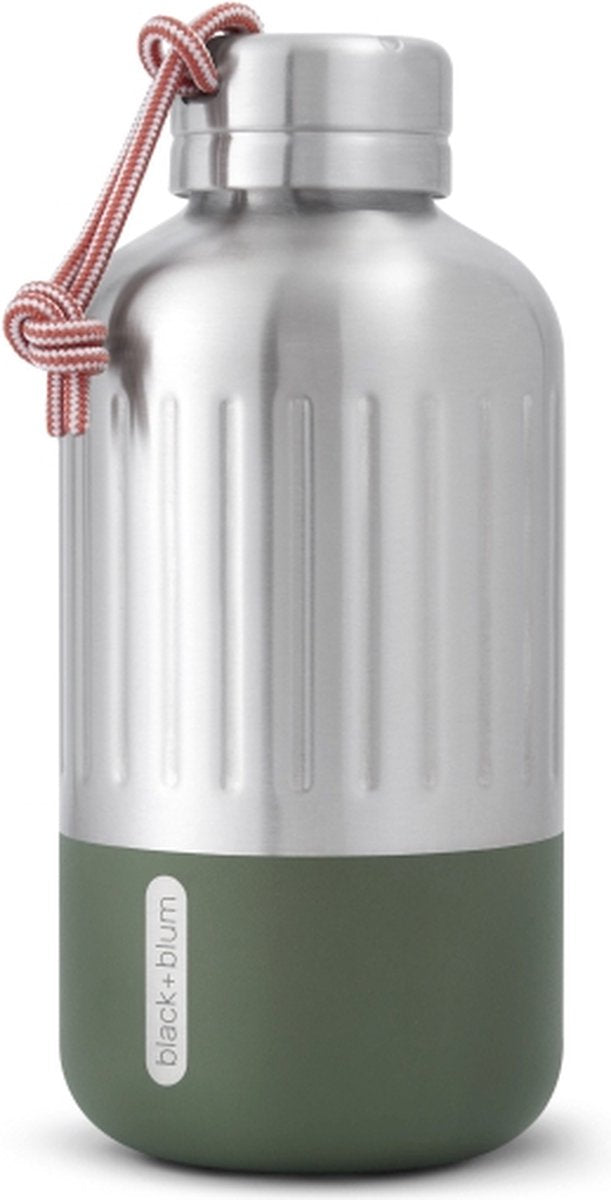 Black blum black+blum explorer insulated bottle small - isoleerfles - 0.65ltr - olijfgroen