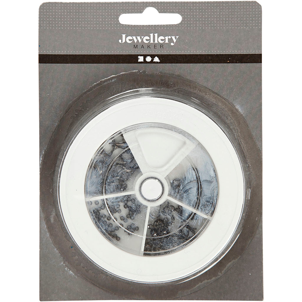 Creative company sieraden starterset donker metallic grijs