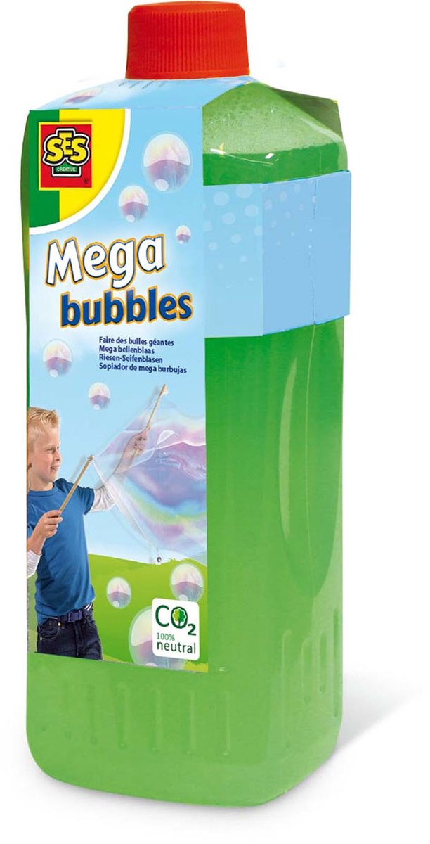 Ses creative ses - mega bubbles - navulling - 750 ml - voor mega bubbles en mega bubbles xxl