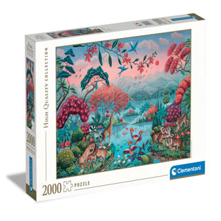 Clementoni puzzel vredig oerwoud 2000 stukjes