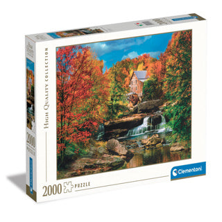 Clementoni puzzel korenmolen aan het water 2000 stukjes | 2 stuks