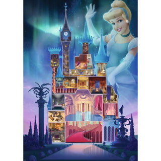 Ravensburger legpuzzel Disney kastelen Assepoester, 1000st.