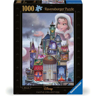 Ravensburger legpuzzel disney kastelen belle, 1000st.