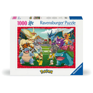 Ravensburger pokémon legpuzzel 1000 stukjes - cartoon puzzel voor volwassenen.