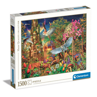 Clementoni legpuzzel forest fantasy garden, 1500st.