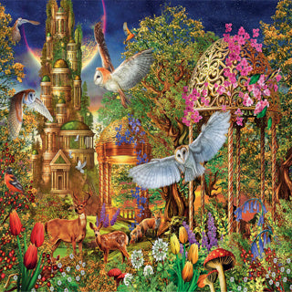 Clementoni legpuzzel forest fantasy garden, 1500st.