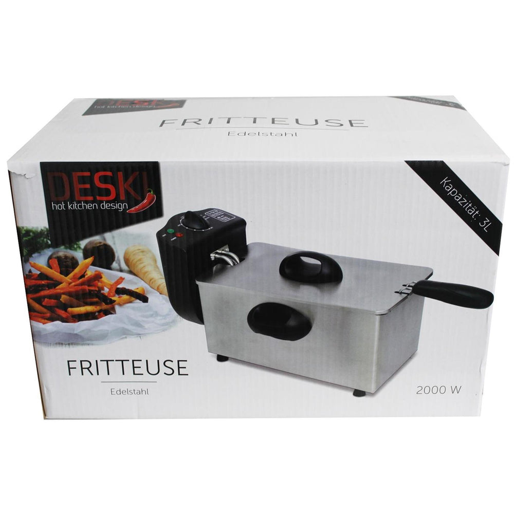Deski friteuse rvs 3 liter 2000w