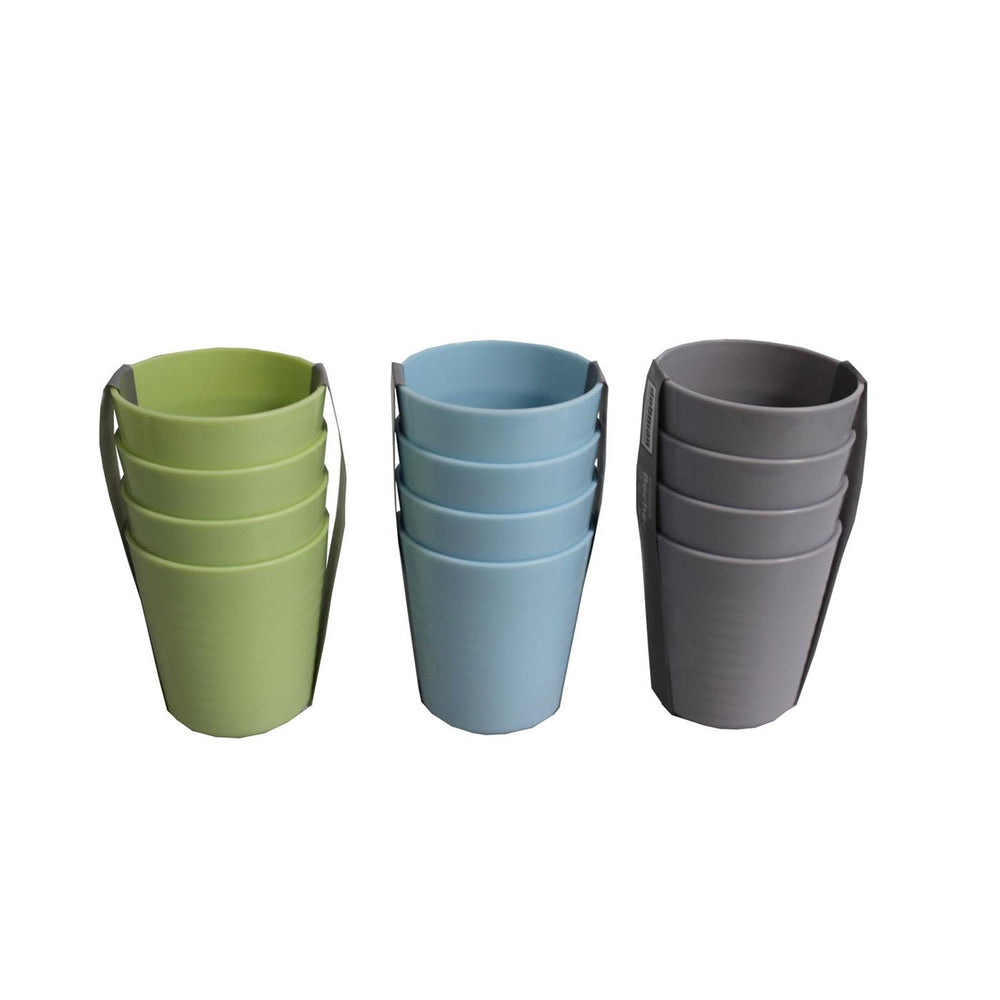 Beker kunststof 25cl ã˜7,5xh8,5cm set a 4 stuks