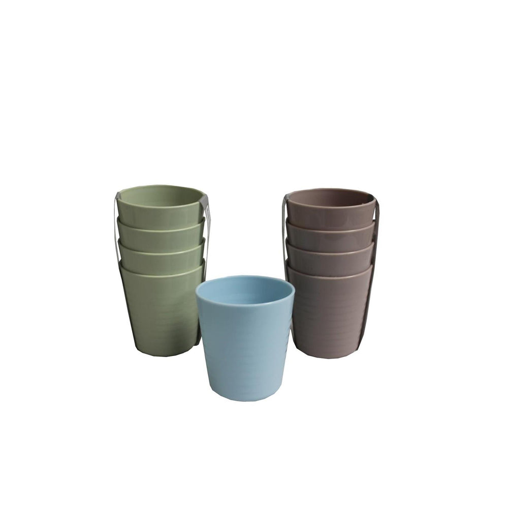 Beker kunststof 25cl ã˜7,5xh8,5cm set a 4 stuks