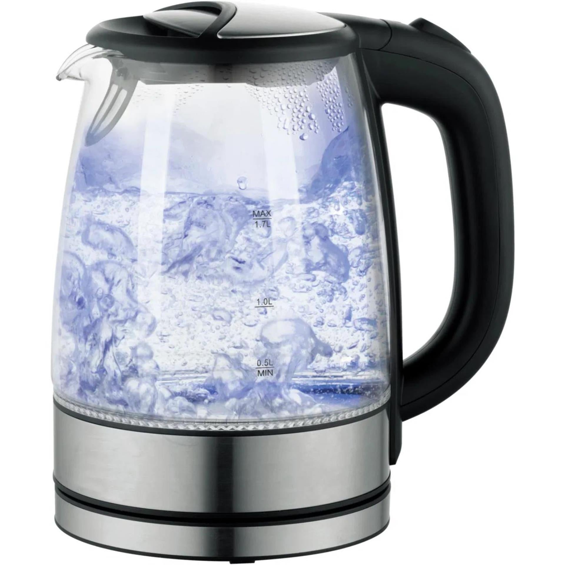 Deski waterkoker glas rvs 1,7l