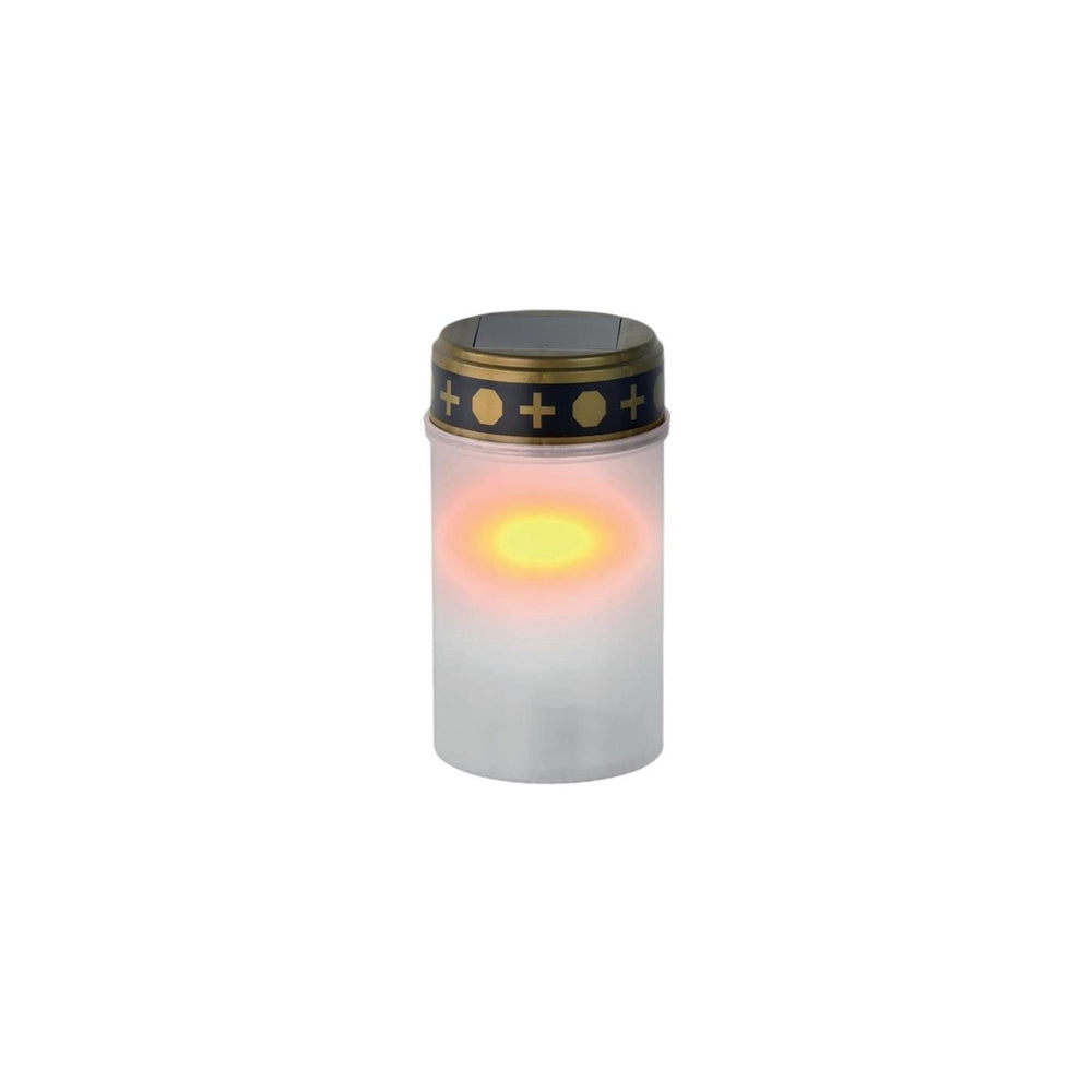 Graflicht led solar wit ã˜7xh20cm met grondsteker