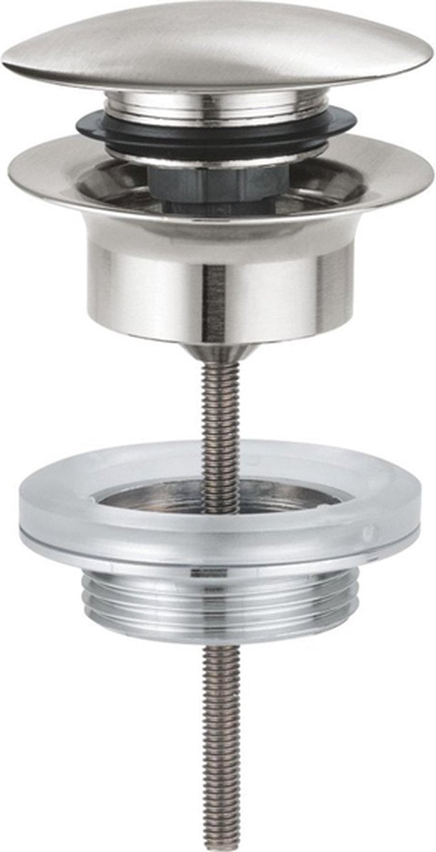 Grohe afvoergarnituur - push-open - supersteel (rvs)