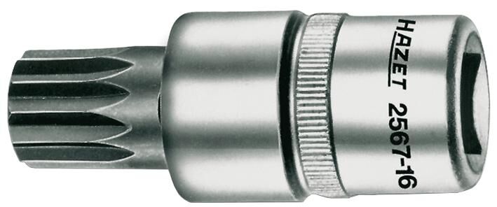 Hazet olieservice inzetstuk 2567-16 i-vielz.steckschl.16(xzn) 1 2z.f.au getr.oel