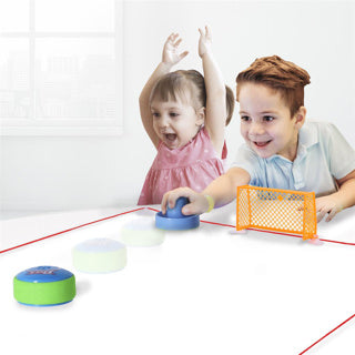 Laten we tafel-airhockey spelen
