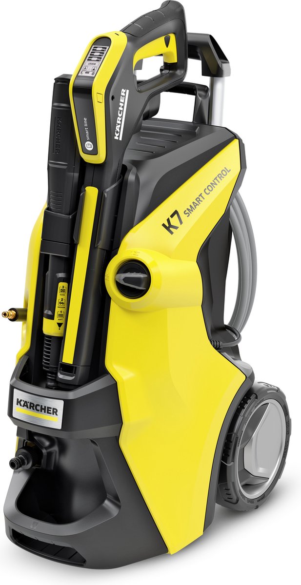 Kärcher k 7 smart control flex hogedrukreiniger - premiumflex hogedrukslang - 180 bar - 600 l u - 60 m² u - geschikt voor oa. auto - terras - campers - caravans - fietsen - motoren - tuinset en gebieden rondom huis