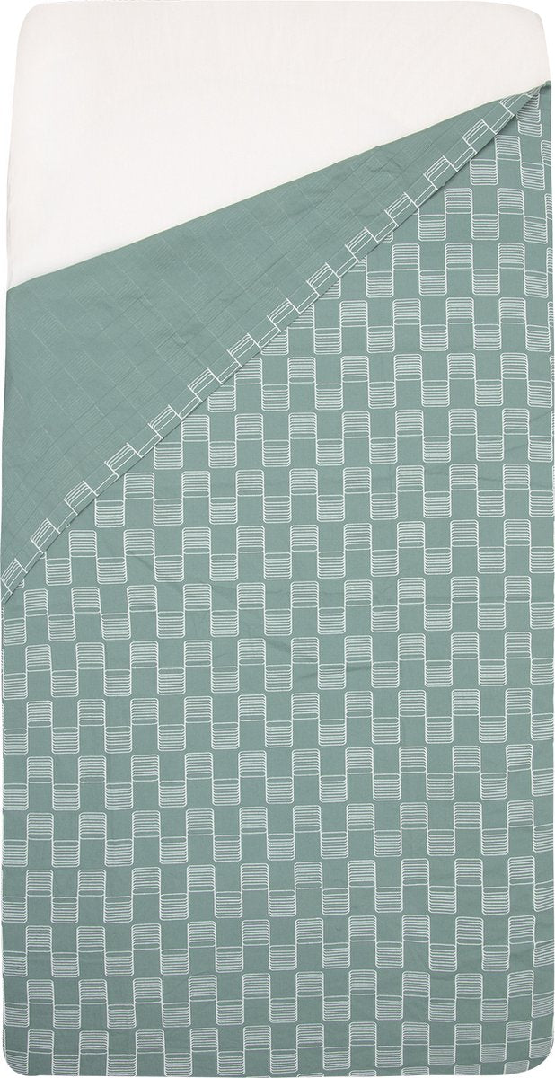 Witlof for kids tuck-inn laken placket 40 x 80cm sticky stripes