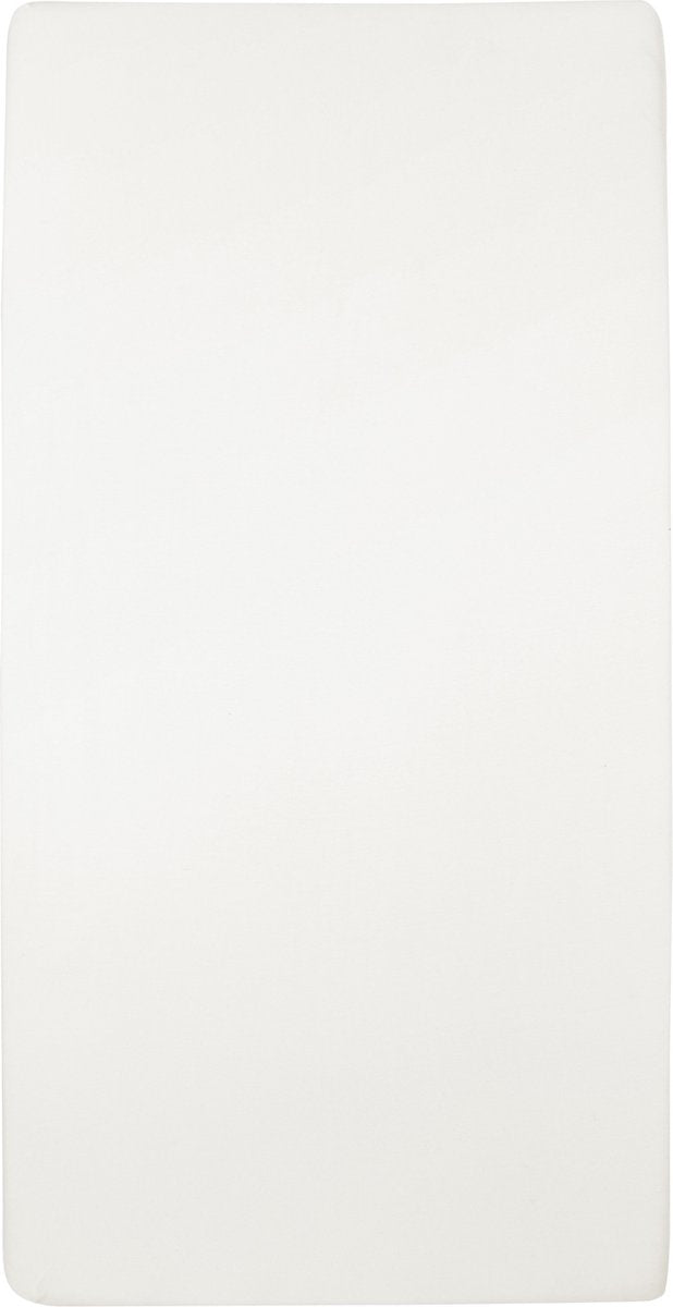 Meyco baby uni hoeslaken wieg - offwhite - 40x80 90cm