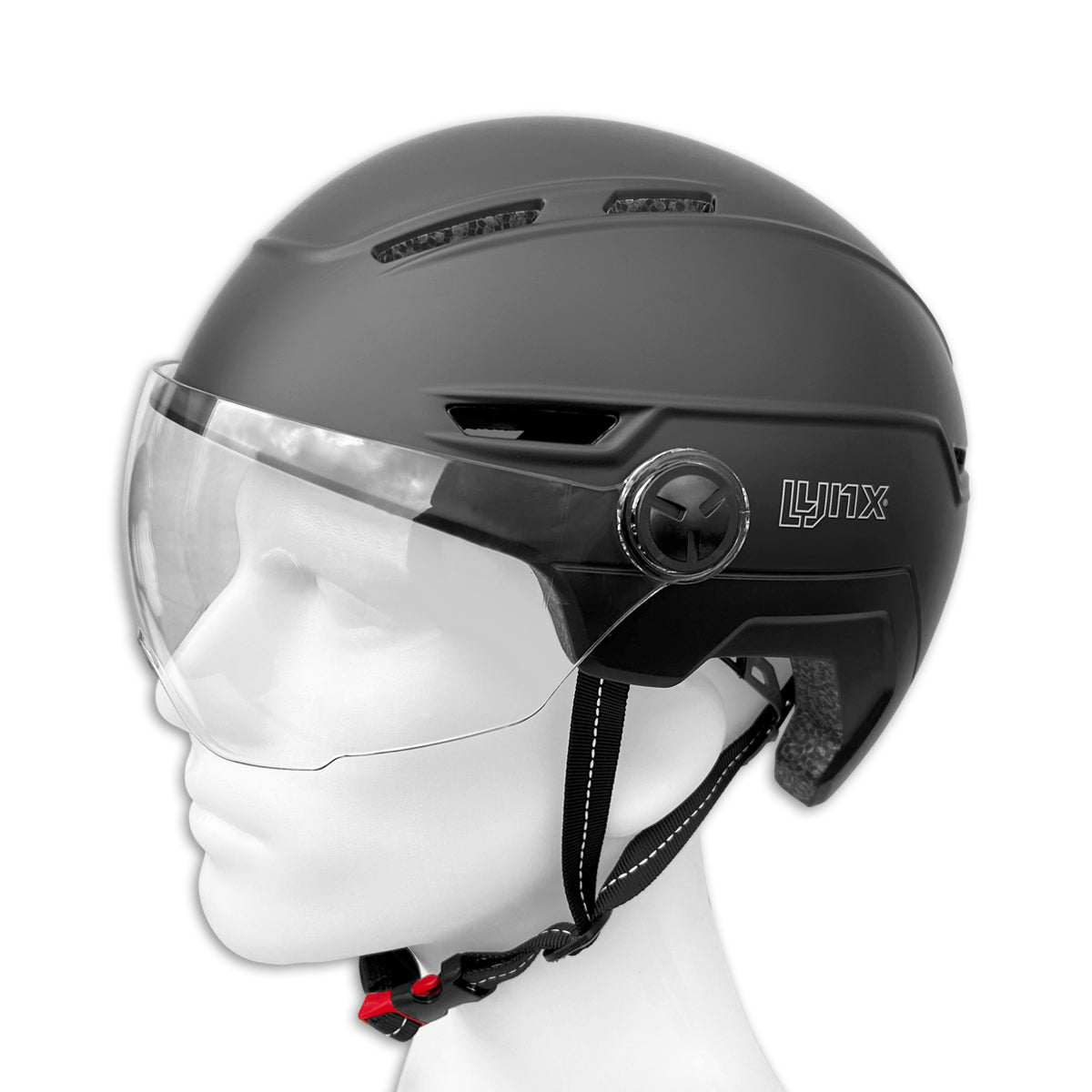 VisGoud Pro fietshelm zwart maat 55-58 cm (SM)