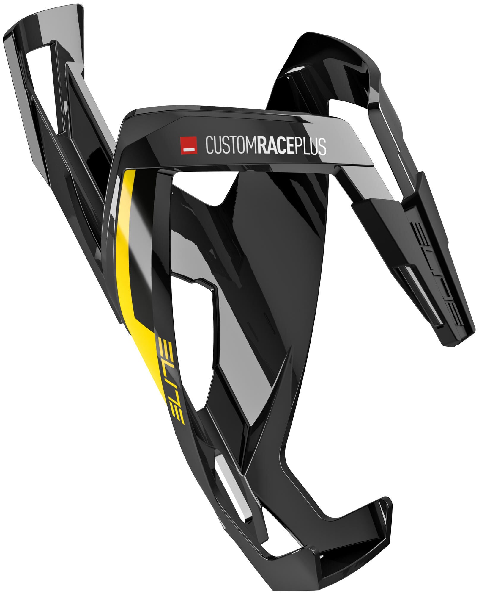 Elite bidonhouder custom race plus mod. 16 bottle cage cu.race plus bl.glossy yellow