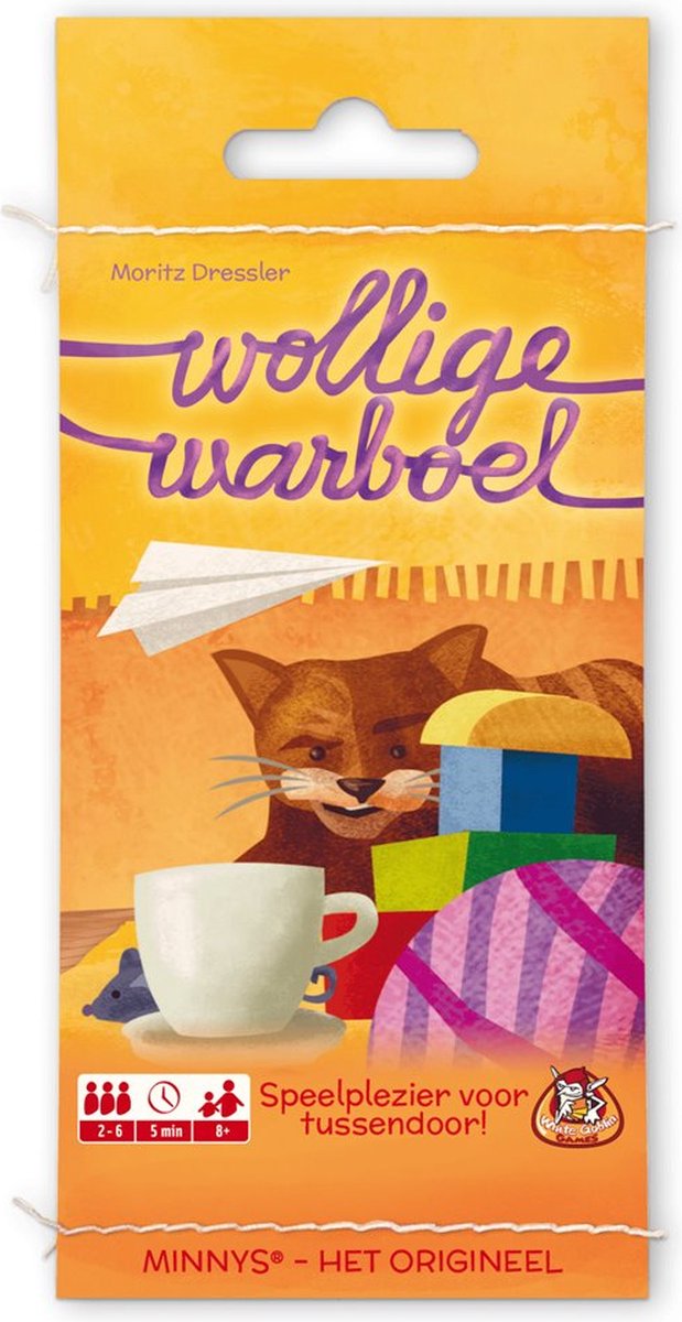 White goblin games - minnys: wollige warboel - familiespel - 2 tot 6 spelers - 5 minuten - vanaf 8 jaar