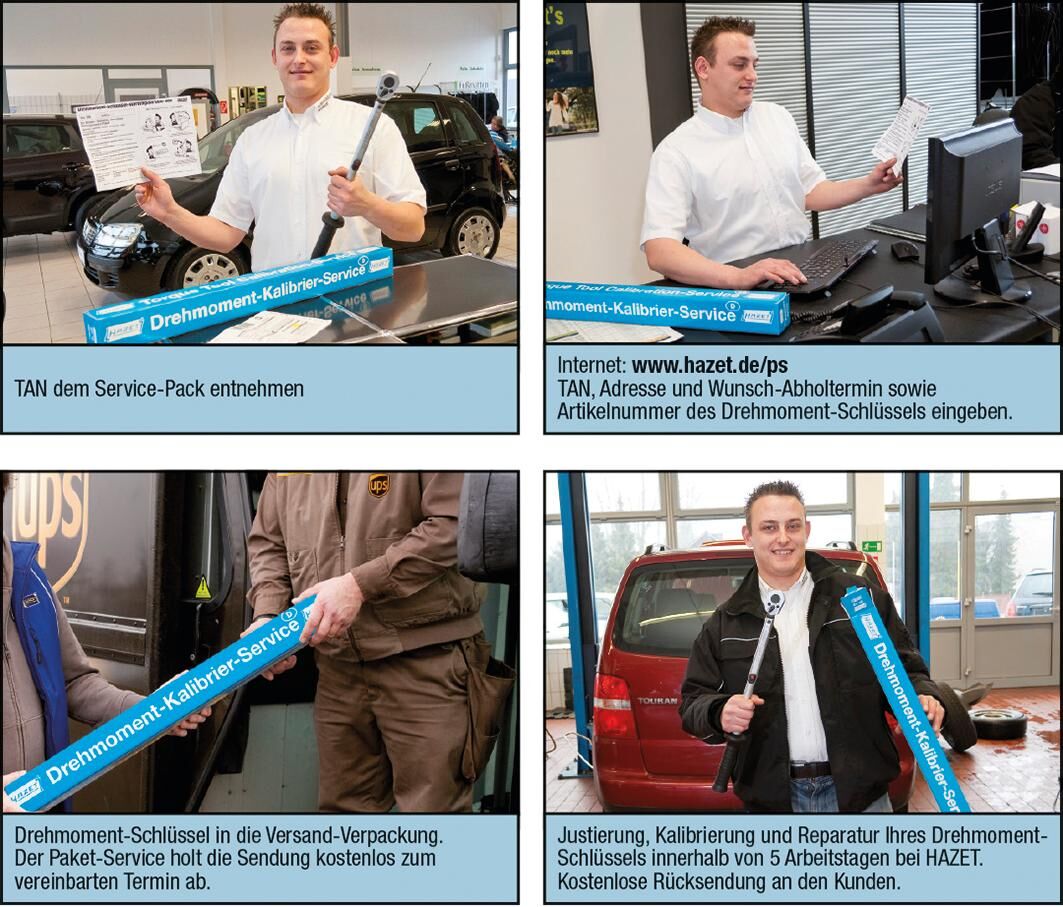 Hazet onderhoud servicepakket torque service package sp10