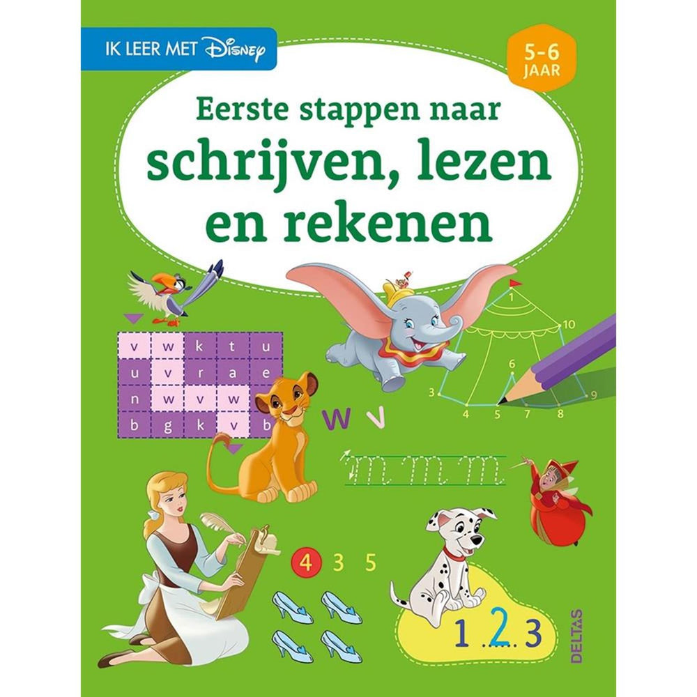 Deltas disney ik leer met schrijven, lezen en rekenen (5-6 j.)