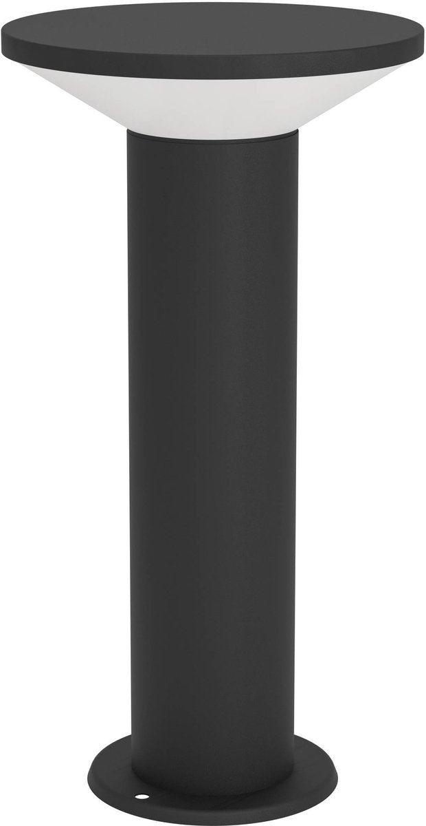 Eglo rigosa sokkellamp buiten - led - 35 cm - zwart wit