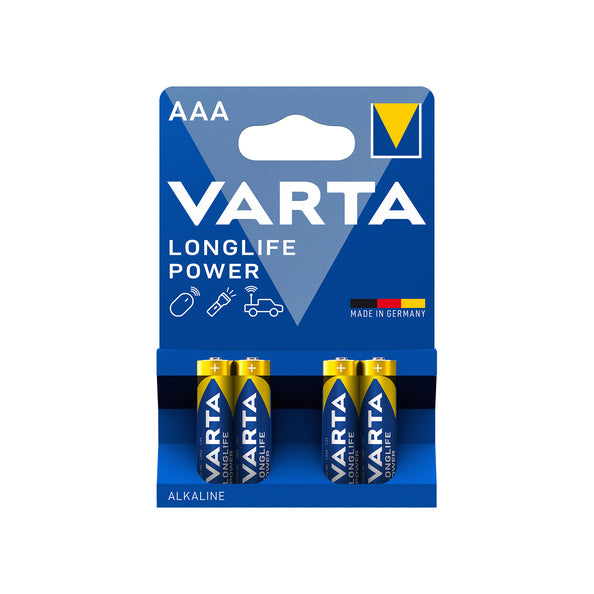 Varta long life aaa alkaline batterijen (10x 4 stuks)