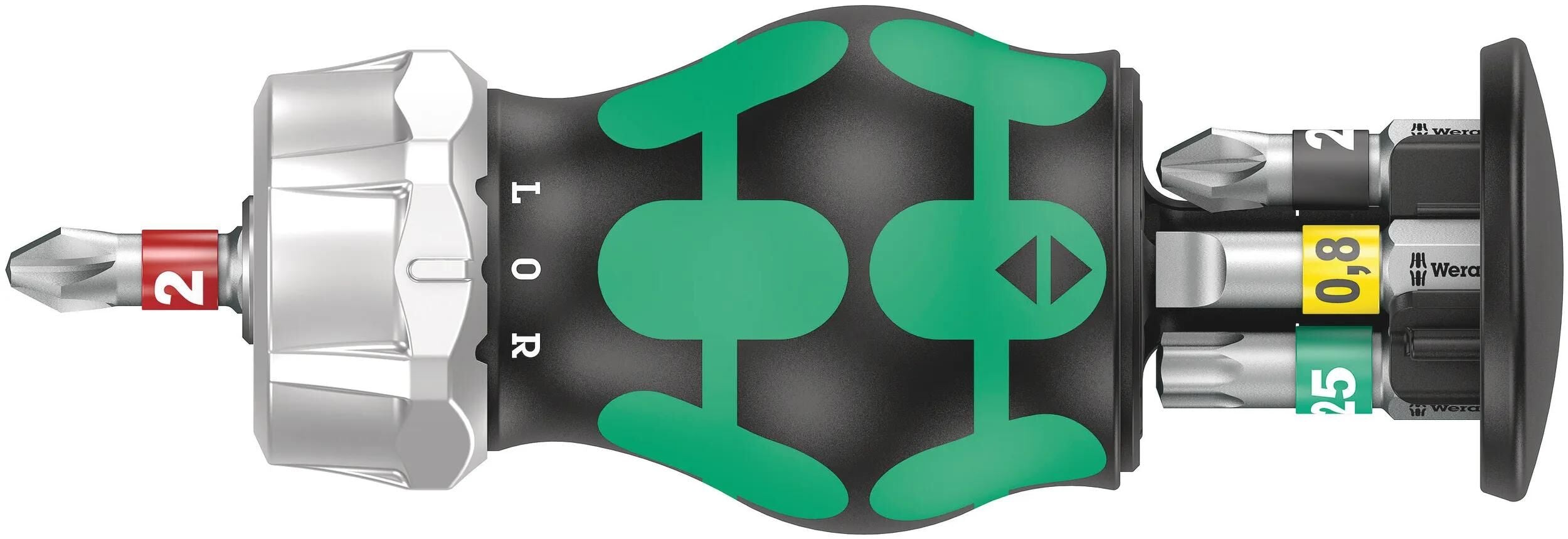 Wera Kraftform Kompakt Stubby Magazin RA 2, 6-delige